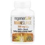 RegenerLife®, NMN Surge, 60 вегетарианских капсул (150 мг на капсулу) — Natural Factors
