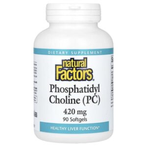 фосфатидилхолин (ФХ), 420 мг, 90 капсул — Natural Factors