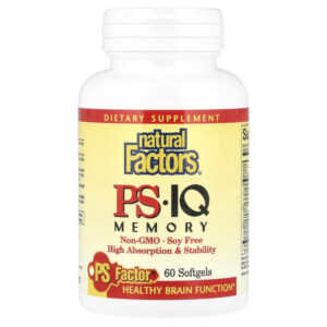 PS, IQ Memory, 60 капсул — Natural Factors