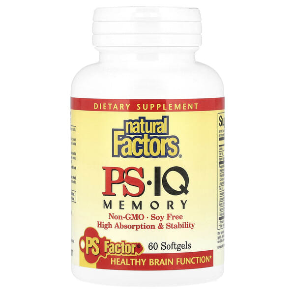 nfs02625_v_38.jpg PS, IQ Memory, 60 капсул — Natural Factors