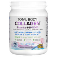 Total Body Collagen, биоактивные пептиды, без добавок, 500 г (1 фунт 1 унция) — Natural Factors
