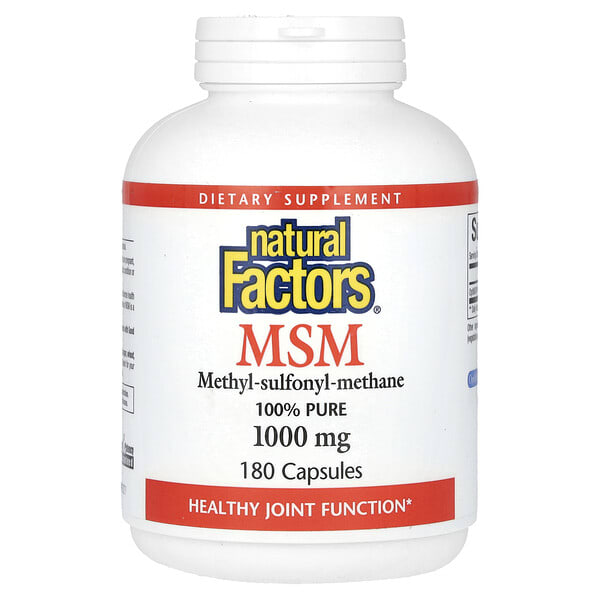 nfs02653_v_42.jpg МСМ, метилсульфонилметан, 1000 мг, 180 капсул — Natural Factors