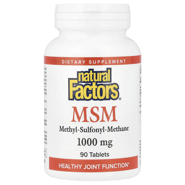 nfs02690_v_32.jpg МСМ, 1000 мг, 90 таблеток — Natural Factors