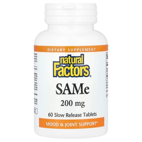 nfs02708_v_45.jpg SAMe, 200 мг, 60 таблеток медленного высвобождения — Natural Factors