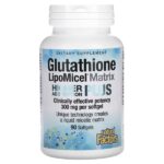 LipoMicel Matrix, глутатион, 300 мг, 90 капсул — Natural Factors