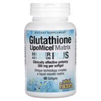 LipoMicel Matrix, глутатион, 300 мг, 90 капсул — Natural Factors