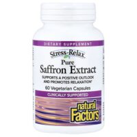 Stress-Relax®, чистый экстракт шафрана, 60 вегетарианских капсул — Natural Factors
