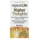RegenerLife®, Higher Thoughts™, 90 капсул — Natural Factors