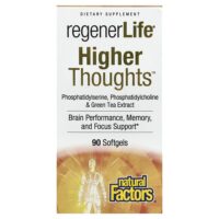 RegenerLife®, Higher Thoughts™, 90 капсул — Natural Factors