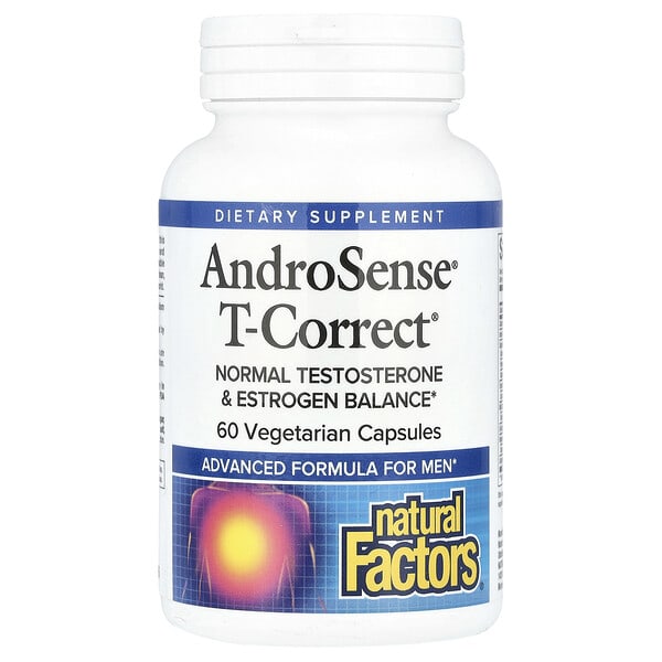 nfs03513_v_37.jpg AndroSense® T-Correct, 60 вегетарианских капсул — Natural Factors