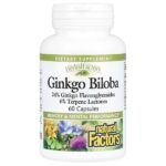 HerbalFactors®, гинкго билоба, 60 капсул — Natural Factors