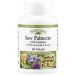 HerbalFactors®, сереноя с ликопином, 60 капсул — Natural Factors