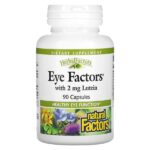 Eye Factors с содержанием 2 мг лютеина, 90 капсул — Natural Factors
