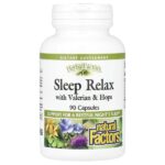 Herbal Factors®, расслабляющий сон с валерианой и хмелем, 90 капсул — Natural Factors