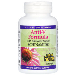 Anti-V Formula, с клинически подтвержденным эхинамидом, 60 капсул — Natural Factors
