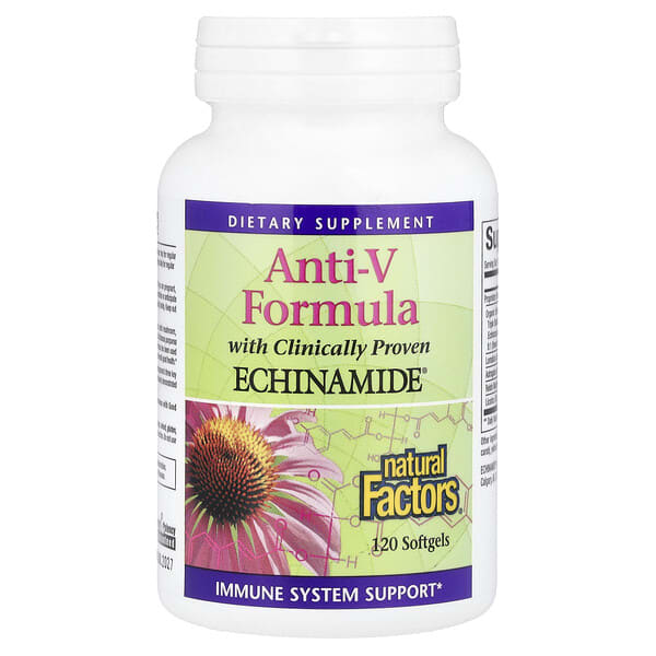 nfs04701_v_39.jpg Anti-V Formula с клинически подтвержденным экстрактом Echinamide®, 120 капсул — Natural Factors