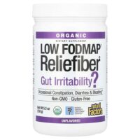 Reliefiber®, органическая добавка с низким уровнем Fodmap†, с нейтральным вкусом, 150 г (5,3 унции) — Natural Factors