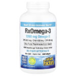 Rx Omega-3, омега-3, 240 капсул (630 мг в 1 капсуле) — Natural Factors