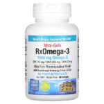 RxOmega-3 в мини-капсулах, 60 капсул (530 мг в 1 капсуле) — Natural Factors