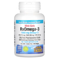 RxOmega-3 в мини-капсулах, 60 капсул (530 мг в 1 капсуле) — Natural Factors