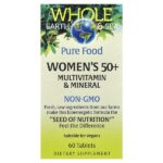 Whole Earth & Sea®, мультивитамины и минералы для женщин старше 50 лет, 60 таблеток — Natural Factors