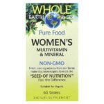 Whole Earth & Sea®, мультивитамины и минералы для женщин, 60 таблеток — Natural Factors