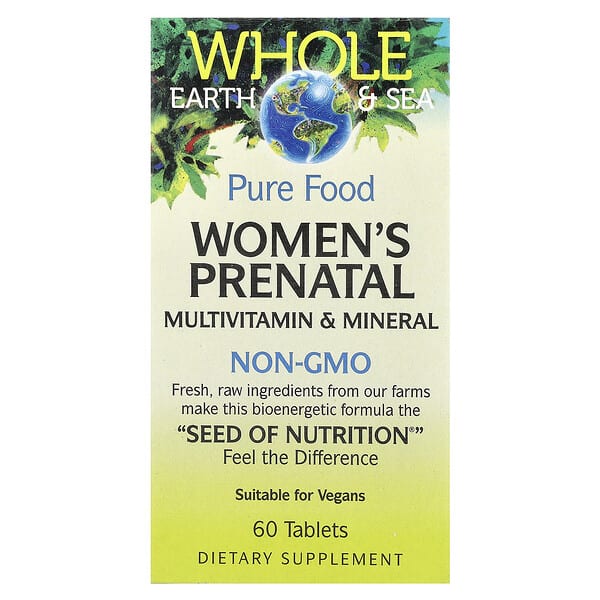 nfs35517_v_55.jpg Whole Earth & Sea®, мультивитамины и минералы для женщин, 60 таблеток — Natural Factors