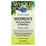 Whole Earth & Sea®, мультивитамины и минералы для женщин, 120 таблеток — Natural Factors