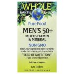 Whole Earth & Sea®, мультивитамины и минералы для мужчин старше 50 лет, 120 таблеток — Natural Factors