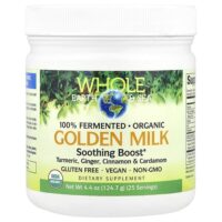 Whole Earth & Sea®, Golden Milk, успокаивающее средство, 124,7 г (4,4 унции) — Natural Factors