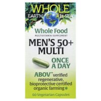 Whole Earth & Sea®, мультивитамины для мужчин старше 50 лет, 60 вегетарианских капсул — Natural Factors
