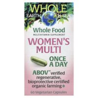 Whole Earth & Sea®, мультивитамины для женщин, 60 вегетарианских капсул — Natural Factors