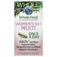 Whole Earth & Sea®, мультивитамины для женщин старше 50 лет, 60 вегетарианских капсул — Natural Factors