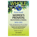 Whole Earth & Sea®, пренатальные мультивитамины и минералы для женщин, 120 таблеток — Natural Factors