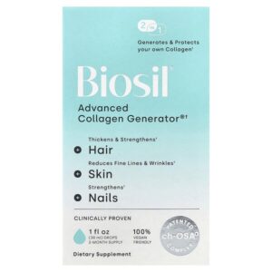Advanced Collagen Generator®, добавка для стимуляции выработки коллагена, 30 мл (1 жидк. унция) — Biosil