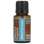 100% чистое эфирное масло, Breathe Easy, 15 мл — Nature's Fusions