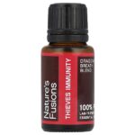 100% чистое эфирное масло, против Thieves Immunity, 15 мл — Nature's Fusions
