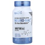 NEURO-NAC™, этиловый эфир глицина и NAC, 60 веганских капсул — Nutri