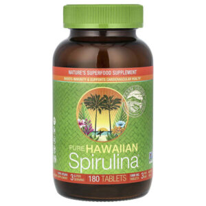Pure Hawaiian Spirulina®, 1000 мг, 180 таблеток — Nutrex Hawaii