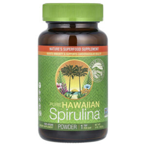 Pure Hawaiian Spirulina, гавайская спирулина в порошке, 142 г (5 унций) — Nutrex Hawaii