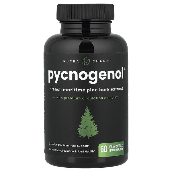 nhp99908_v_68.jpg Pycnogenol®, 60 веганских капсул — NutraChamps