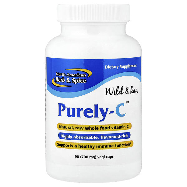 nhs00028_v_36.jpg Purely-C™, 700 мг, 90 растительных капсул — North American Herb & Spice