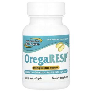 OregaResp™, 60 мягких таблеток — North American Herb & Spice