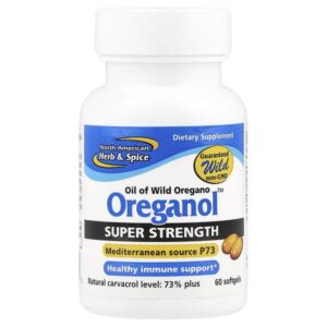 Oreganol™, суперсила, 60 мягких таблеток — North American Herb & Spice