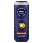 Men, Sport, гель для душа 3 в 1, мандарин и перец, 500 мл (16,9 жидк. унции) — Nivea