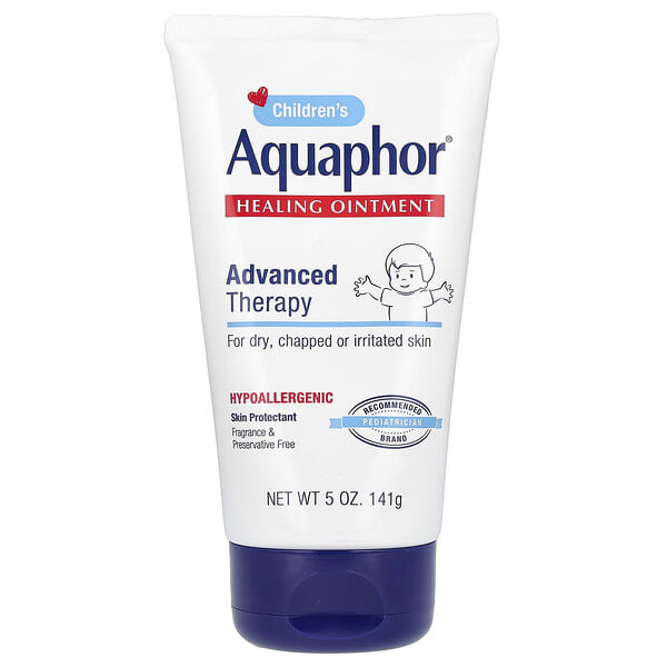 niv03697_v_8.jpg Детская, лечебная мазь, Advanced Therapy, без отдушек, 141 г (5 унций) — Aquaphor