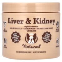 Liver & Kidney, для собак, для всех возрастов, 90 жевательных таблеток, 270 г (9,5 унции) — Natural Dog Company