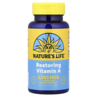 Витамин A, 3000 мкг (10 000 МЕ), 100 капсул — Nature's Life