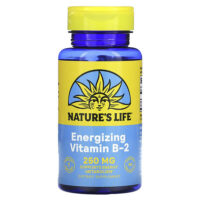 Витамин B2, 250 мг, 50 таблеток — Nature's Life