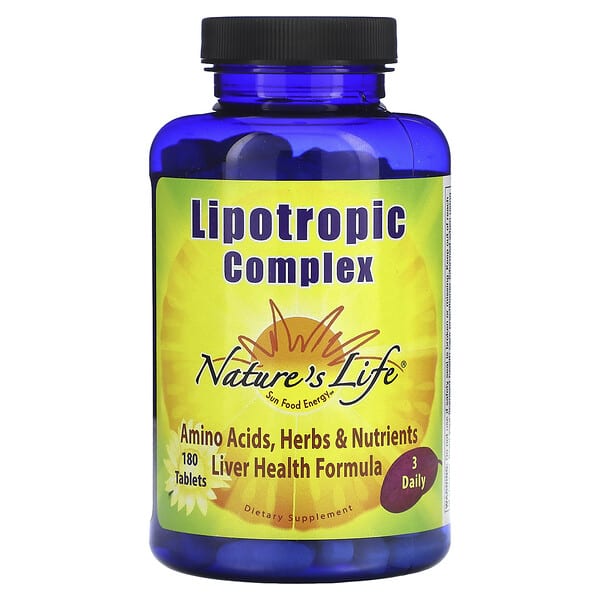 nli00243_v_8.jpg Lipotropic Complex, 180 таблеток — Nature's Life